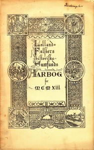 Den første årbog fra 1913